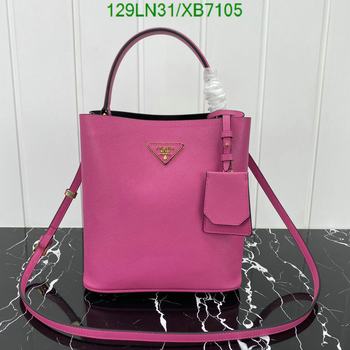 Prada Bag-(4A)-Diagonal-,Code: XB7105,$: 129USD