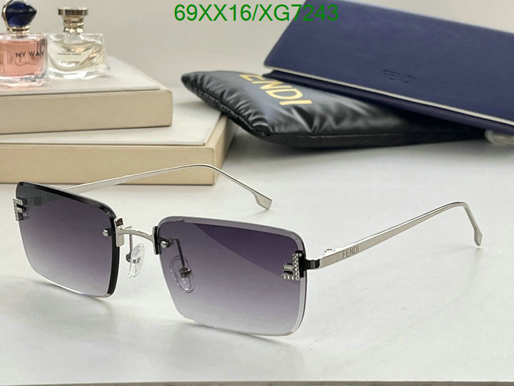 Glasses-Fendi, Code: XG7243,$: 69USD