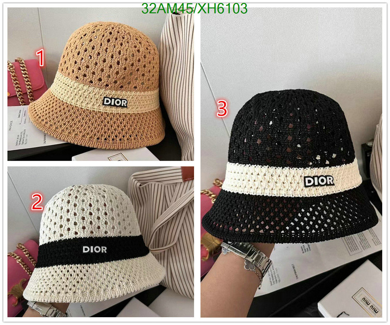Cap -(Hat)-Dior, Code: XH6103,$: 32USD