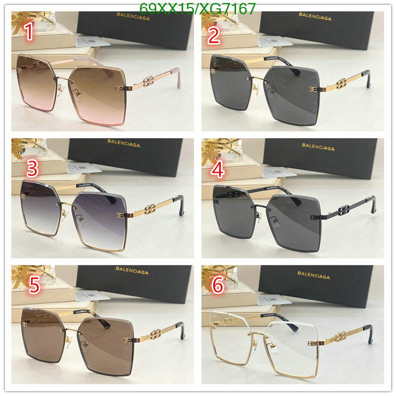 Glasses-Balenciaga, Code: XG7167,$: 69USD