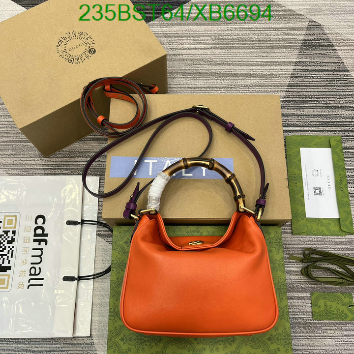 Gucci Bag-(Mirror)-Diana-Bamboo-,Code: XB6694,$: 235USD