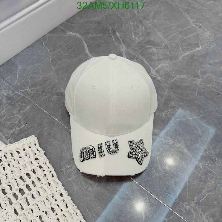 Cap -(Hat)-Miu Miu, Code: XH6117,$: 32USD