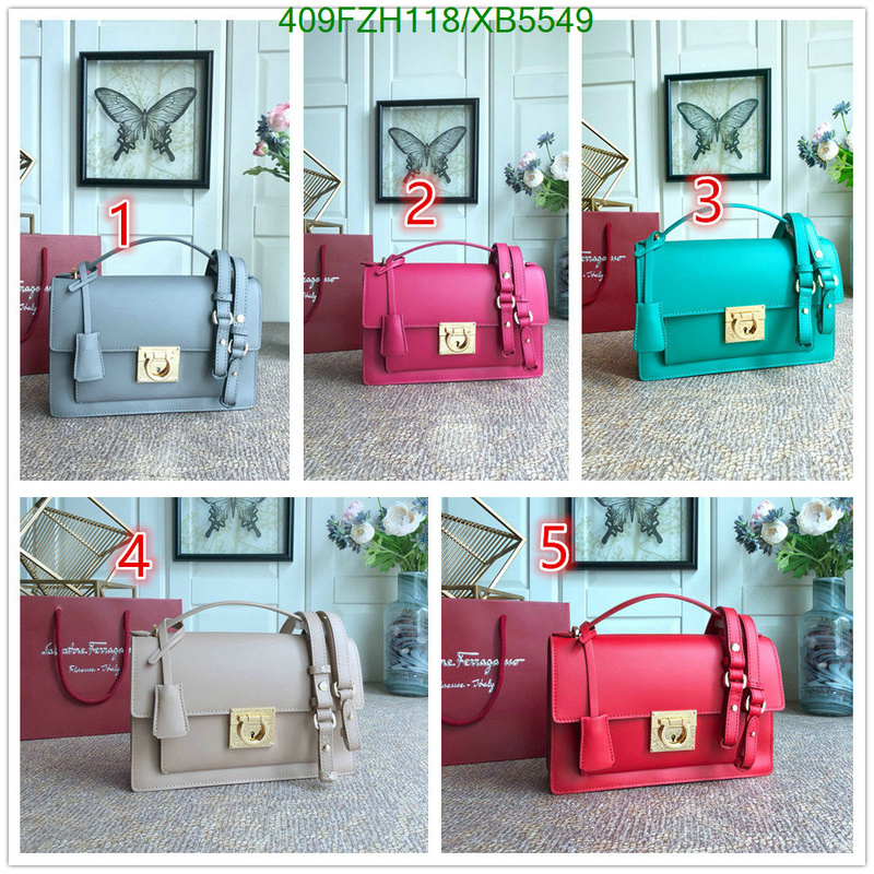 Ferragamo Bag-(Mirror)-Diagonal-,Code: XB5549,$: 409USD