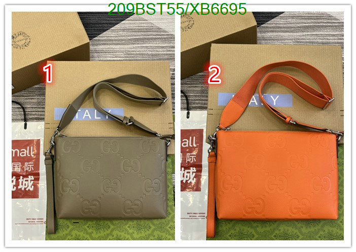 Gucci Bag-(Mirror)-Diagonal-,Code: XB6695,$: 209USD