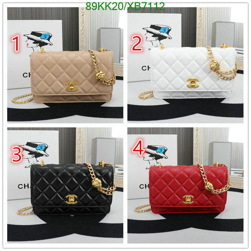 Chanel Bags ( 4A )-Diagonal-,Code: XB7112,$: 89USD