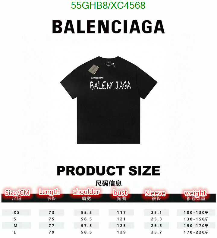 Clothing-Balenciaga, Code: XC4568,$: 55USD