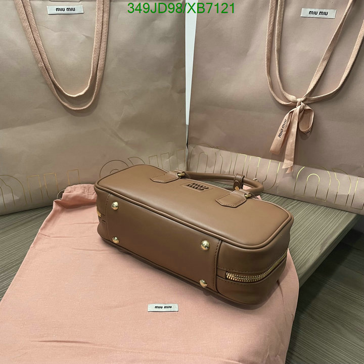 Miu Miu Bag-(Mirror)-Handbag-,Code: XB7121,$: 349USD