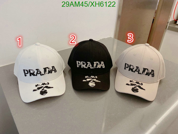 Cap -(Hat)-Prada, Code: XH6122,$: 29USD