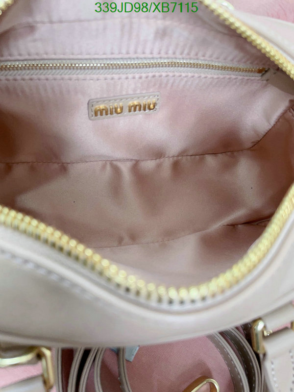 Miu Miu Bag-(Mirror)-Diagonal-,Code: XB7115,$: 339USD