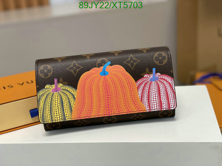 LV Bags-(Mirror)-Wallet-,Code: XT5703,$: 89USD