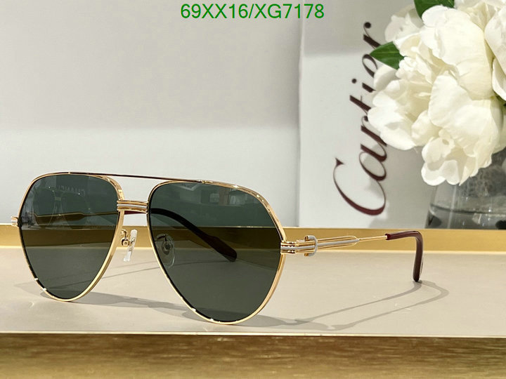 Glasses-Cartier, Code: XG7178,$: 69USD