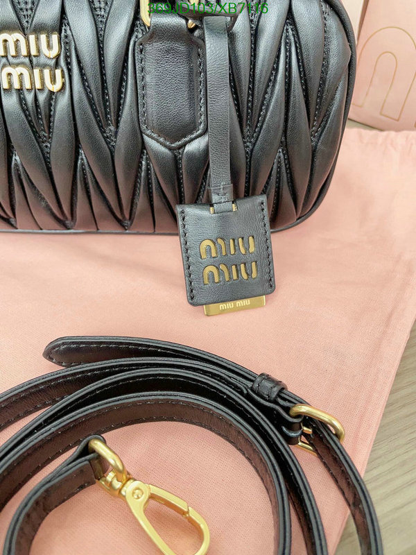 Miu Miu Bag-(Mirror)-Handbag-,Code: XB7116,$: 369USD