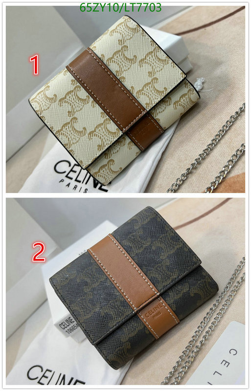 Celine Bag-(4A)-Wallet-,Code: LT7703,$: 65USD