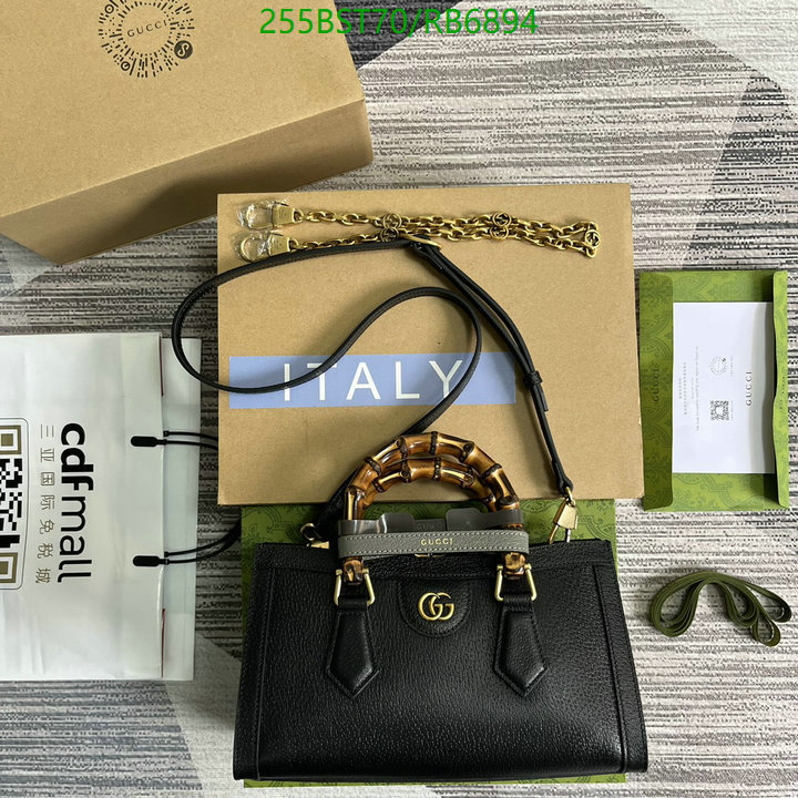 Gucci Bag-(Mirror)-Diana-Bamboo-,Code: RB6894,$: 255USD