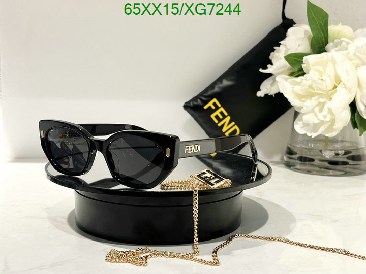 Glasses-Fendi, Code: XG7244,$: 65USD