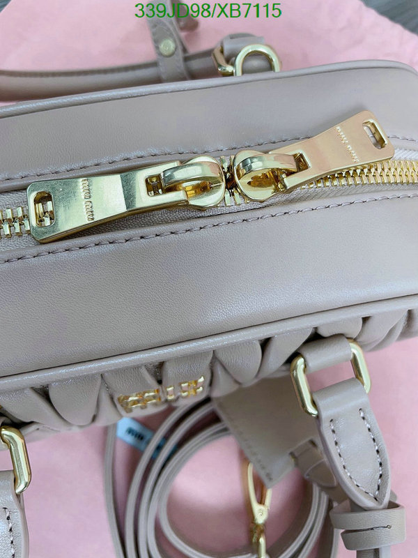 Miu Miu Bag-(Mirror)-Diagonal-,Code: XB7115,$: 339USD