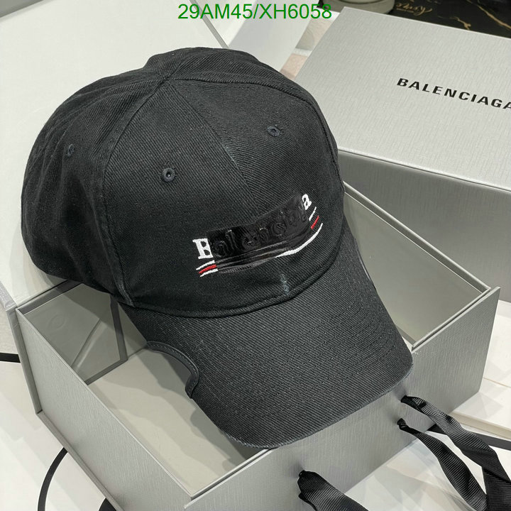 Cap -(Hat)-Balenciaga, Code: XH6058,$: 29USD