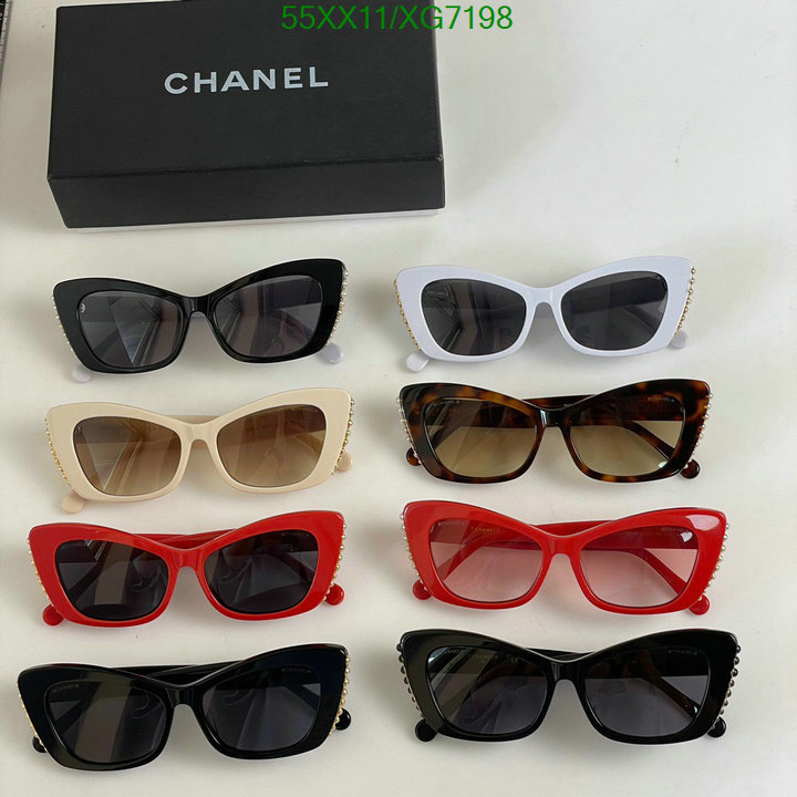 Glasses-Chanel, Code: XG7198,$: 55USD