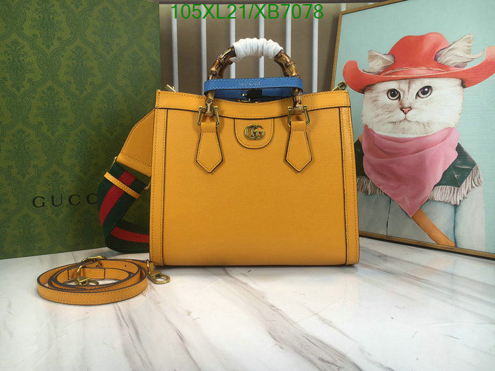 Gucci Bag-(4A)-Diana-Bamboo-,Code: XB7078,$: 105USD