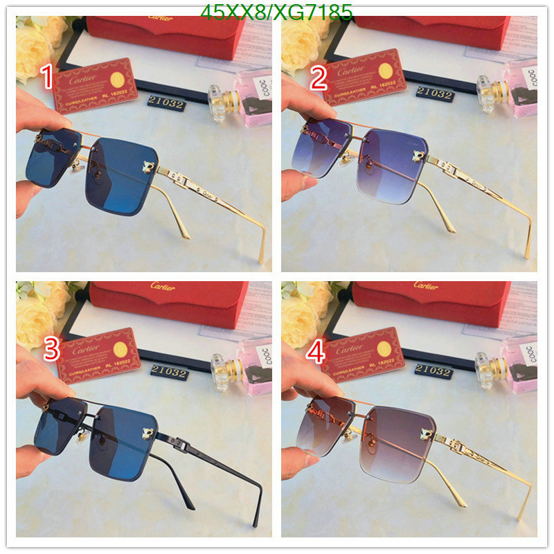 Glasses-Cartier, Code: XG7185,$: 45USD