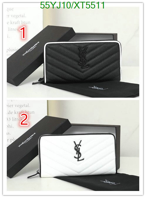 YSL Bag-(4A)-Wallet-,Code: XT5511,$: 55USD