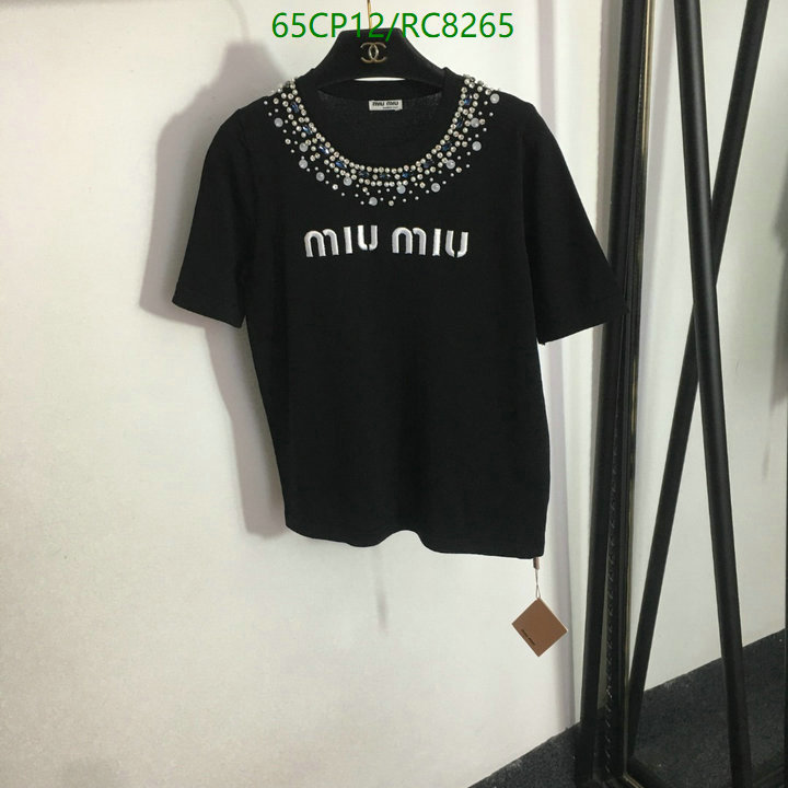 Clothing-MIUMIU Code: RC8265 $: 65USD