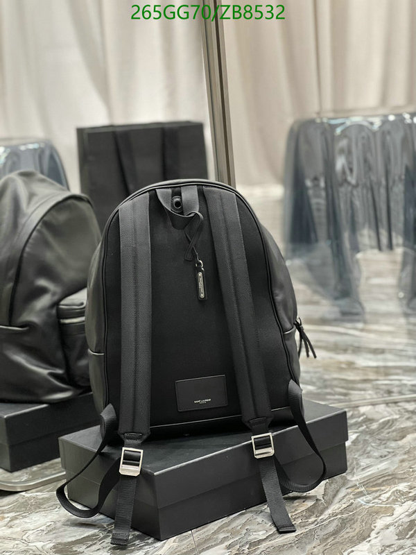 YSL Bag-(Mirror)-Backpack- Code: ZB8532 $: 265USD