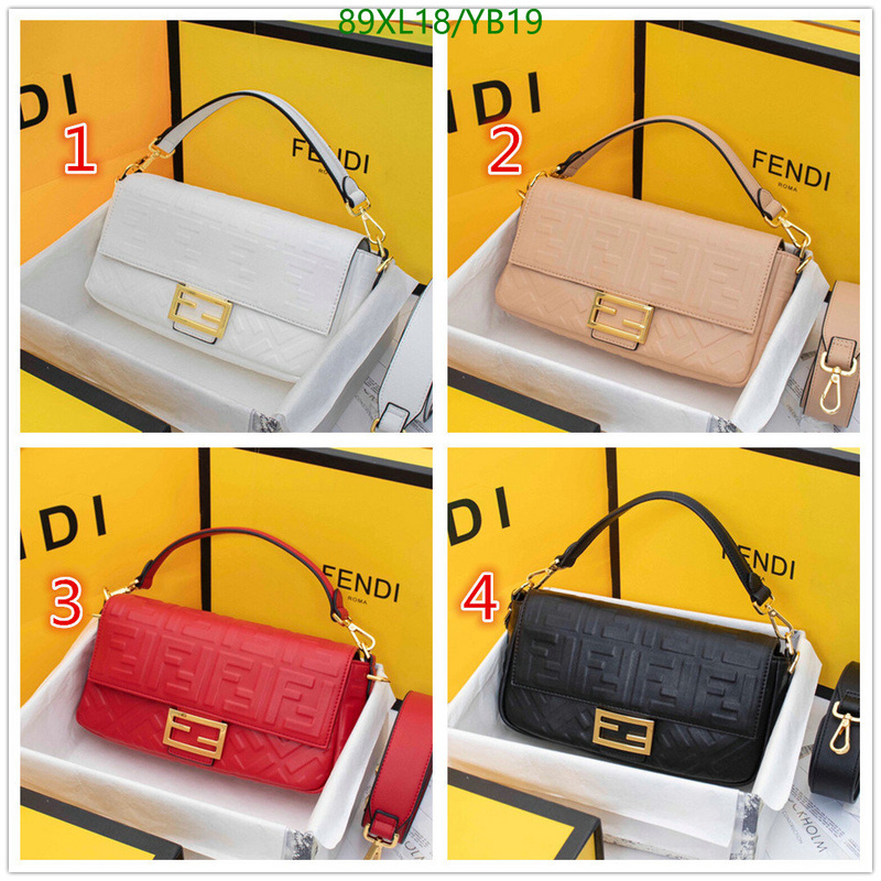 Fendi Bag-(4A)-Baguette- Code: YB19 $: 89USD