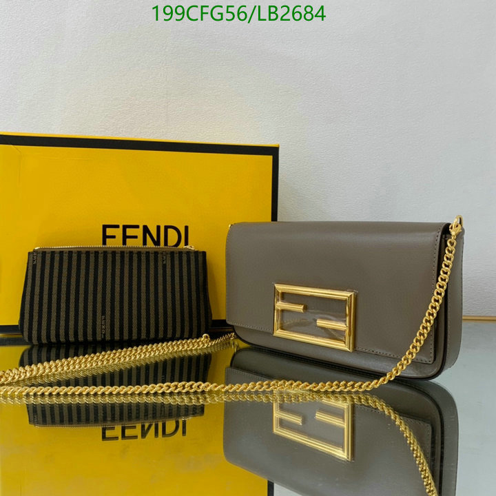 Fendi Bag-(Mirror)-Baguette Code: LB2684 $: 199USD