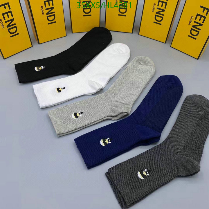 Sock-Fendi Code: HL4281 $: 35USD