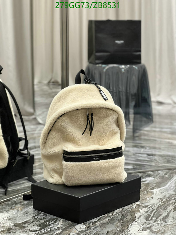 YSL Bag-(Mirror)-Backpack- Code: ZB8531 $: 279USD