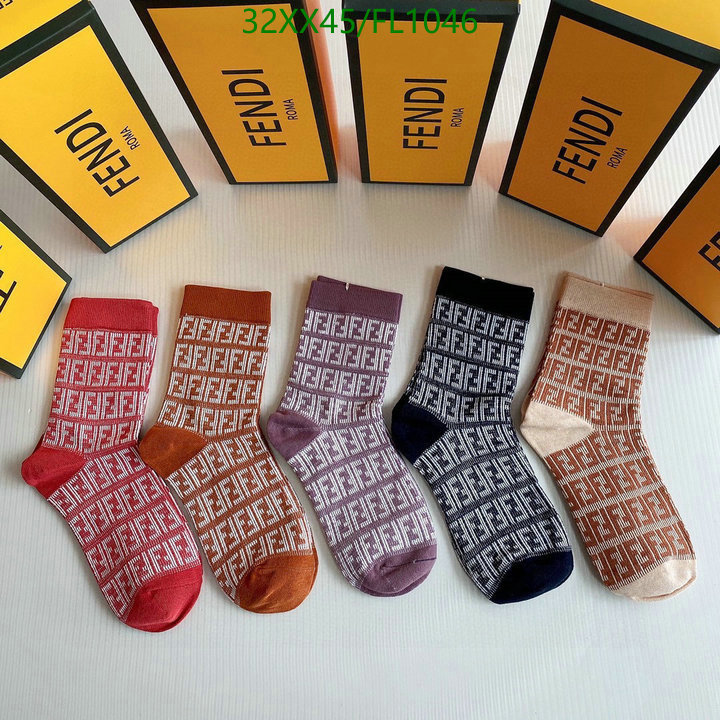 Sock-Fendi Code: FL1046 $: 32USD