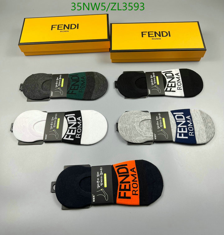 Sock-Fendi Code: ZL3593 $: 35USD