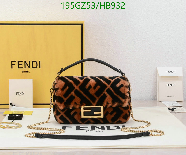 Fendi Bag-(Mirror)-Baguette Code: HB932 $: 195USD