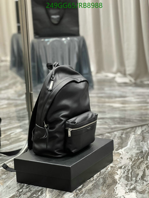 YSL Bag-(Mirror)-Backpack- Code: RB8988 $: 249USD