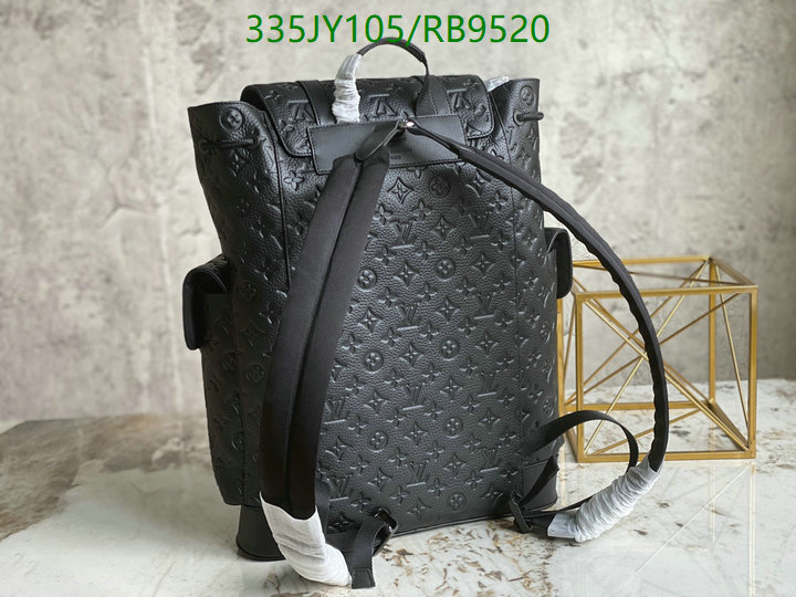 LV Bags-(Mirror)-Backpack- Code: RB9520 $: 335USD