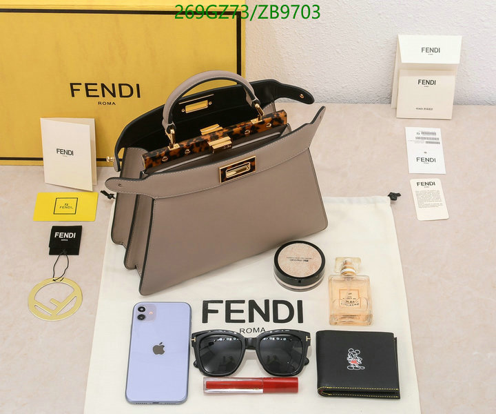 Fendi Bag-(Mirror)-Peekaboo Code: ZB9703 $: 269USD