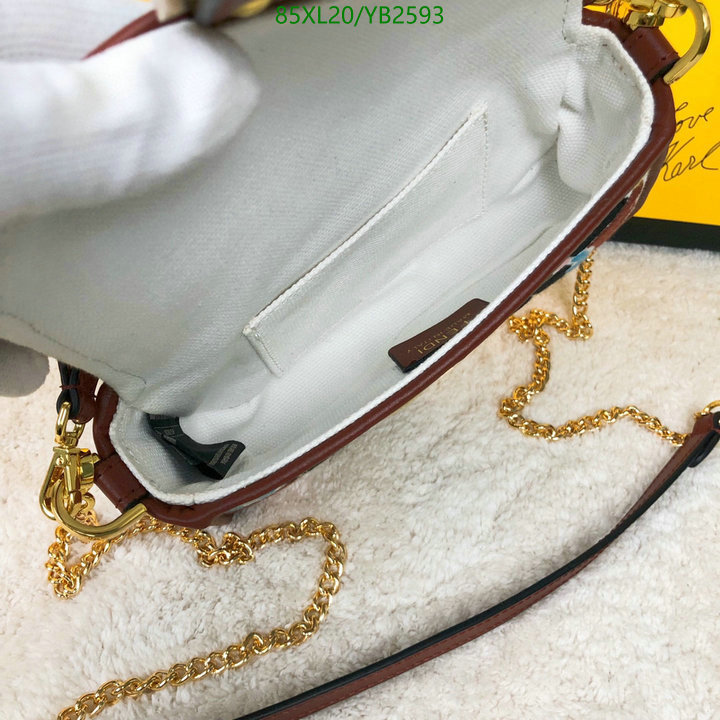 Fendi Bag-(4A)-Baguette- Code: YB2593 $: 85USD