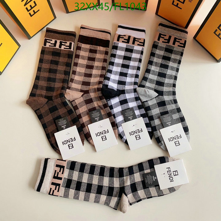 Sock-Fendi Code: FL1043 $: 32USD