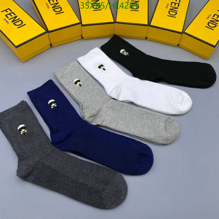 Sock-Fendi Code: HL4281 $: 35USD