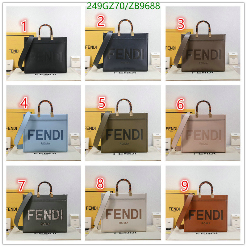 Fendi Bag-(Mirror)-Sunshine Code: ZB9688 $: 249USD