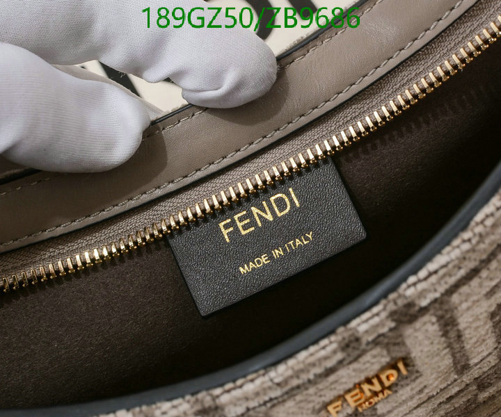 Fendi Bag-(Mirror)-Handbag- Code: ZB9686 $: 189USD