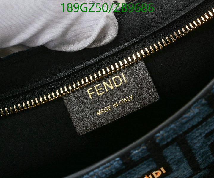 Fendi Bag-(Mirror)-Handbag- Code: ZB9686 $: 189USD