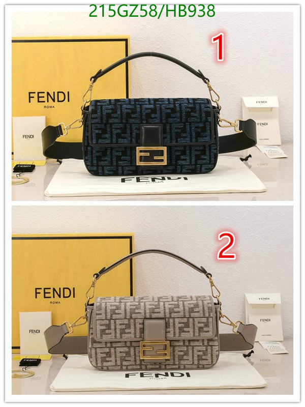 Fendi Bag-(Mirror)-Baguette Code: HB938 $: 215USD