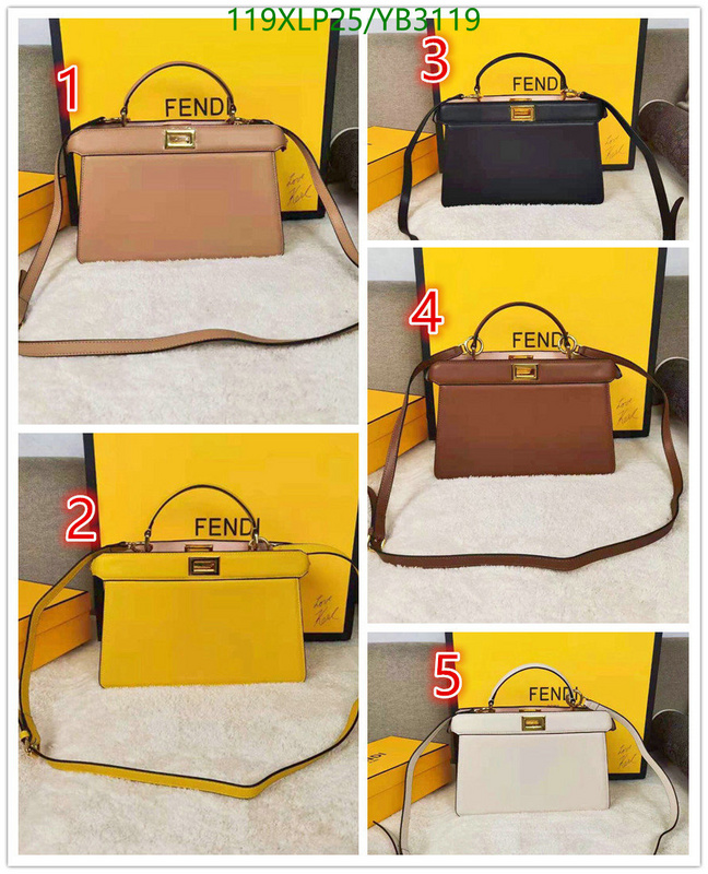 Fendi Bag-(4A)-Peekaboo Code: YB3119 $: 119USD