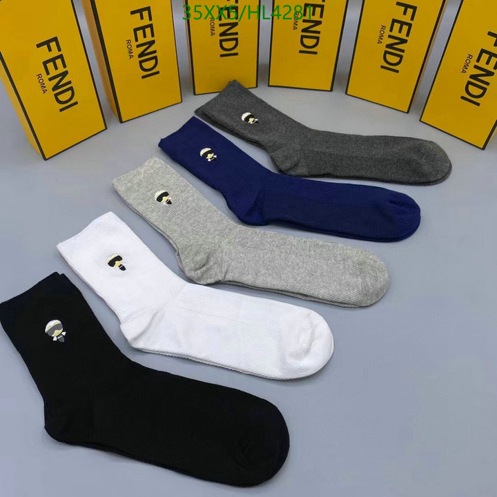 Sock-Fendi Code: HL4281 $: 35USD