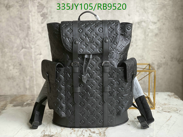 LV Bags-(Mirror)-Backpack- Code: RB9520 $: 335USD