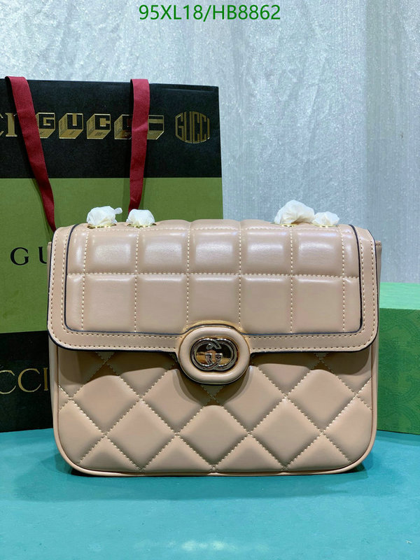 Gucci Bag-(4A)-Diagonal- Code: HB8862 $: 95USD