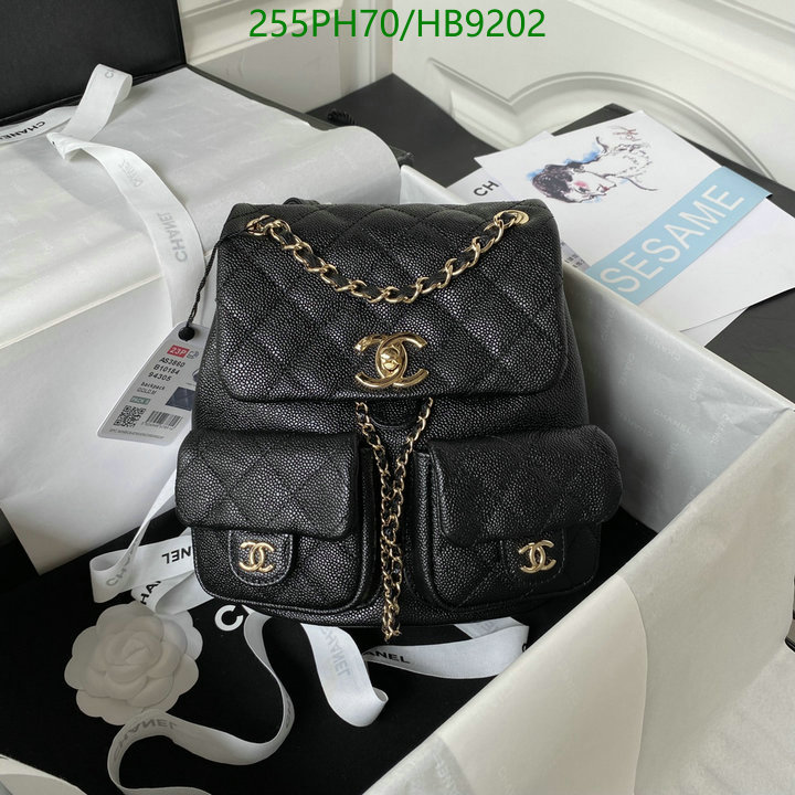 Chanel Bags -(Mirror)-Backpack- Code: HB9202 $: 255USD