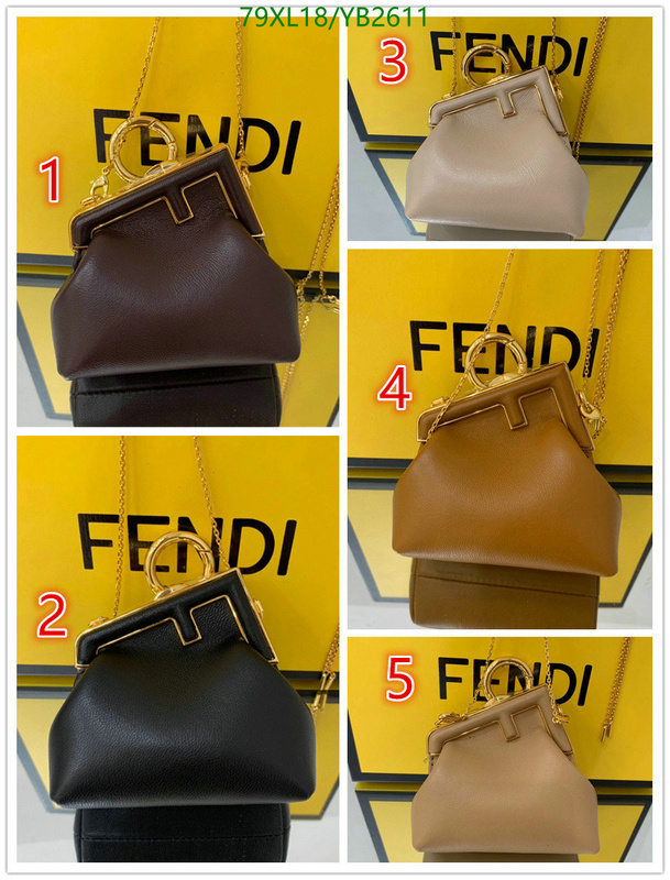 Fendi Bag-(4A)-First Series- Code: YB2611 $: 79USD